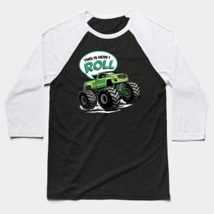 Monster truck Baseball T-Shirt